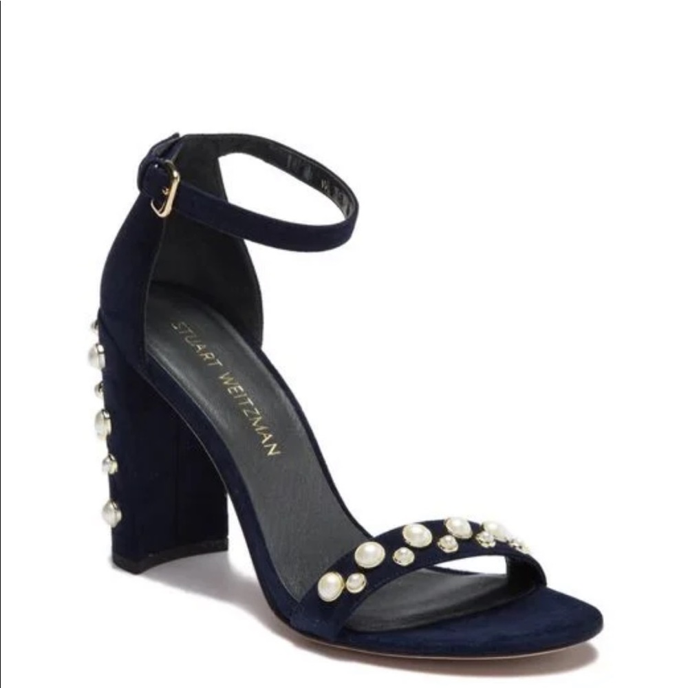 Stuart Weitzman Pearl Block heel Sandal - size 5